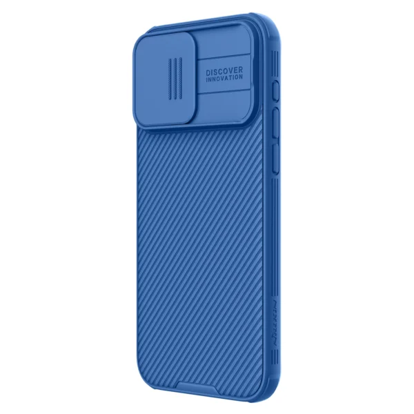 Nillkin CamShield Pro Magnetic Case for iPhone 15 Pro with Camera Protector - Blueeng