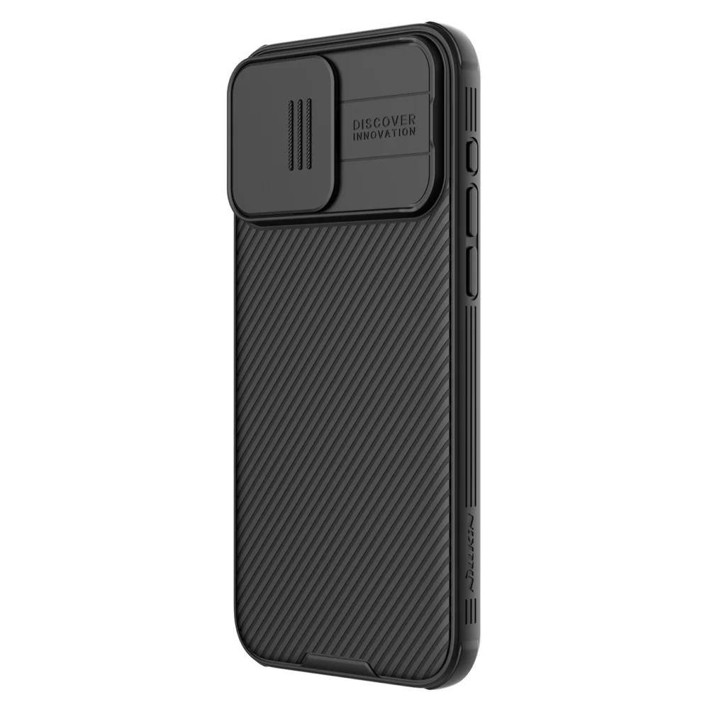 Nillkin CamShield Pro Magnetic Case for iPhone 15 Pro with Camera Protector - Blackeng