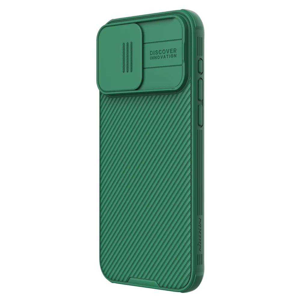 Nillkin CamShield Pro Magnetic Case for iPhone 15 Pro Max with Camera Protector - Greeneng