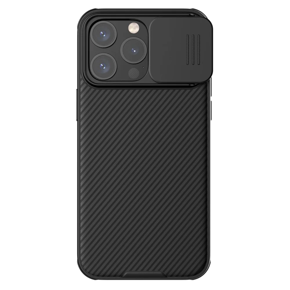 Nillkin CamShield Pro Magnetic Case for iPhone 15 Pro Max with Camera Protector - Blackeng