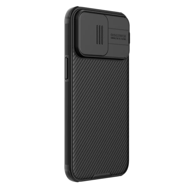Nillkin CamShield Pro Magnetic Case for iPhone 15 Pro Max with Camera Protector - Blackeng