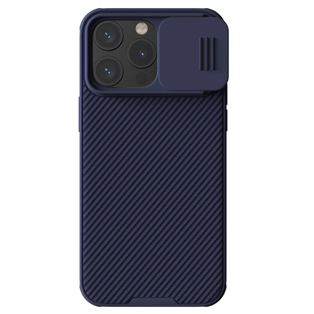 Nillkin CamShield Pro Magnetic Case for iPhone 15 Pro Max with Camera Protector - Purpleeng