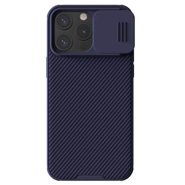 Nillkin CamShield Pro Magnetic Case for iPhone 15 Pro Max with Camera Protector - Purpleeng