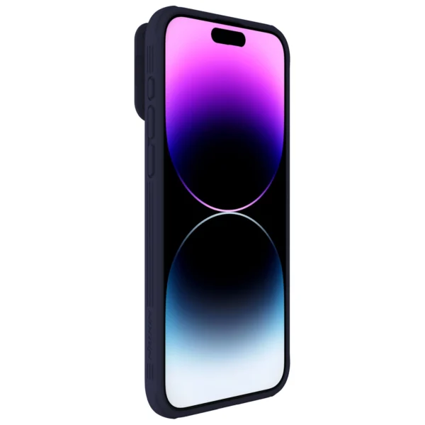Nillkin CamShield Pro Magnetic Case for iPhone 15 Pro Max with Camera Protector - Purpleeng
