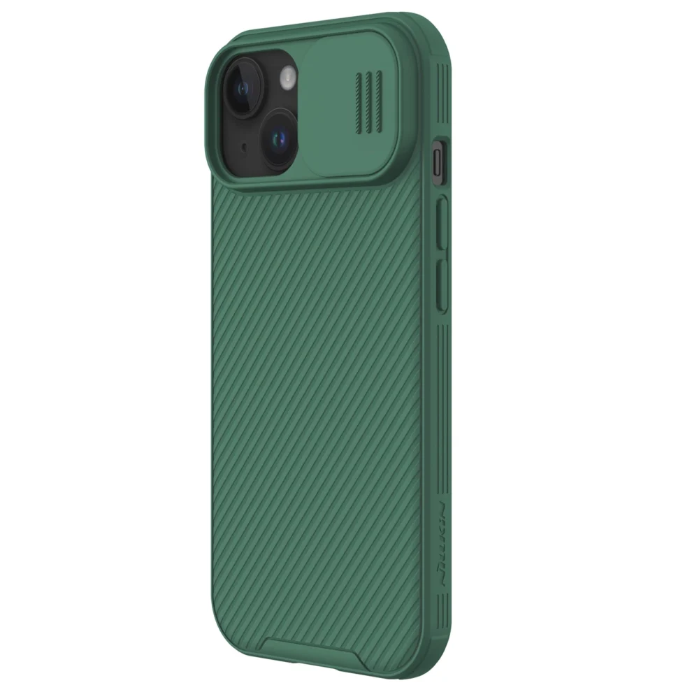 Nillkin CamShield Pro Magnetic Case for iPhone 15 Plus with Camera Protector - Greeneng