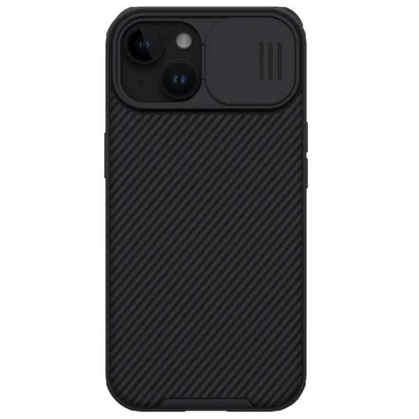 Nillkin CamShield Pro Magnetic Case for iPhone 15 Plus with Camera Protector - Blackeng