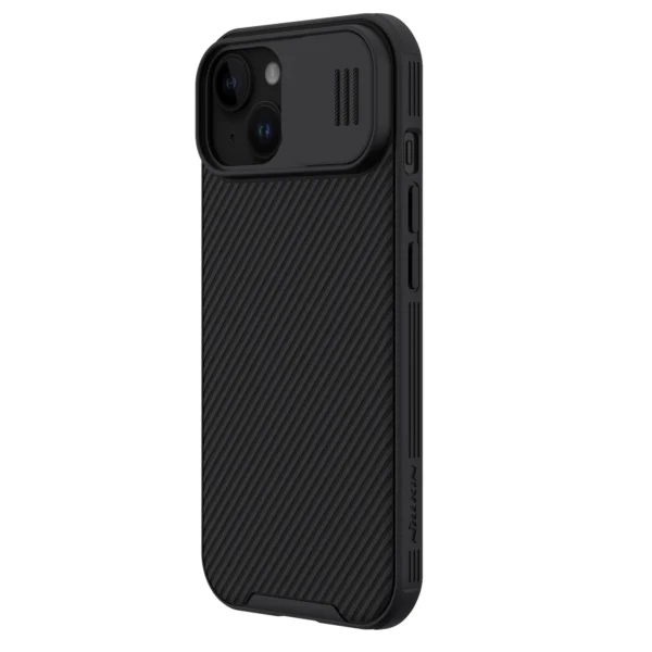 Nillkin CamShield Pro Magnetic Case for iPhone 15 Plus with Camera Protector - Blackeng