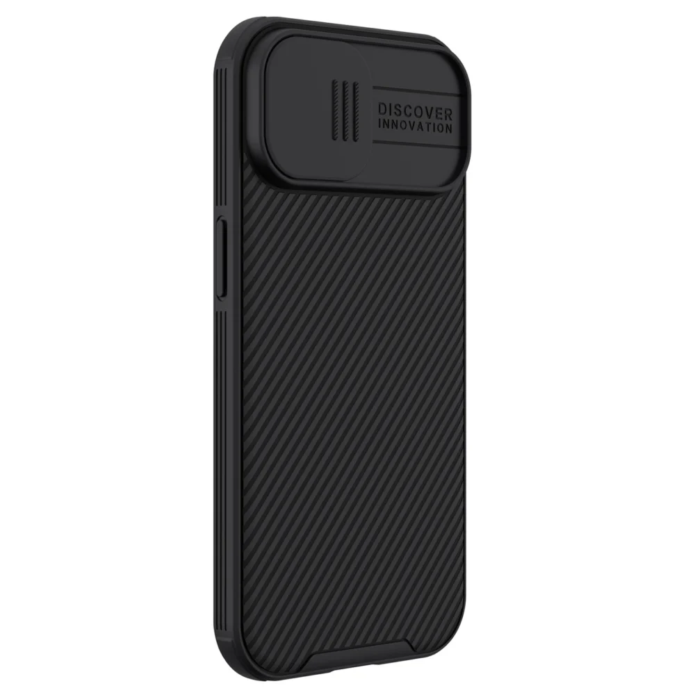 Nillkin CamShield Pro Magnetic Case for iPhone 15 Plus with Camera Protector - Blackeng