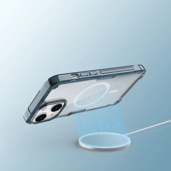 Nillkin Nature Pro armored case with MagSafe for iPhone 15 - blueeng