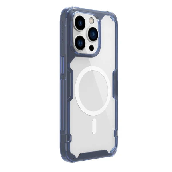 Nillkin Nature Pro armored case with MagSafe for iPhone 15 Pro Max - blueeng