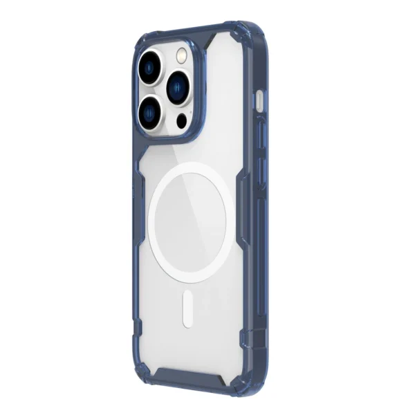 Nillkin Nature Pro armored case with MagSafe for iPhone 15 Pro Max - blueeng