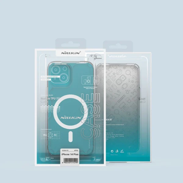 Nillkin Nature Pro armored case with MagSafe for iPhone 15 Plus - blueeng
