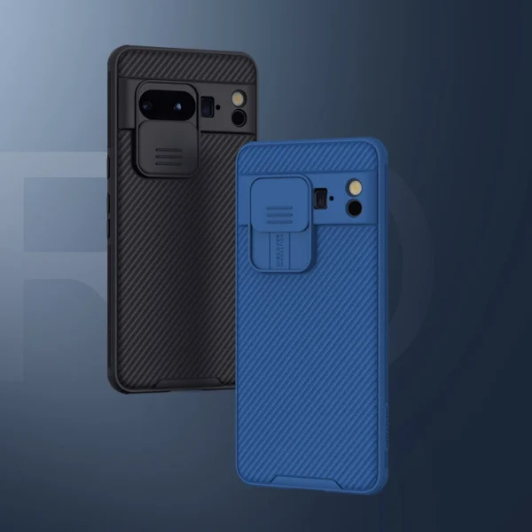 Nillkin CamShield Pro Case with Camera Cover for Google Pixel 8 Pro - Blueeng