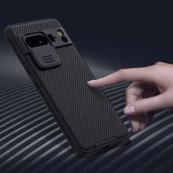 Nillkin CamShield Pro Case with Camera Cover for Google Pixel 8 Pro - Blueeng