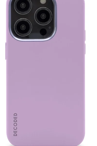 Decoded Silicone Case with MagSafe for iPhone 14 Pro Max - purpleeng