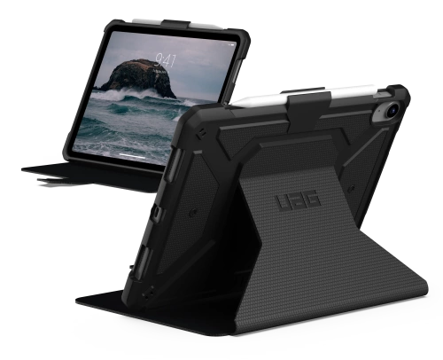 UAG Metropolis case for iPad 10.9" 10th generation with Apple Pencil holder - blackeng