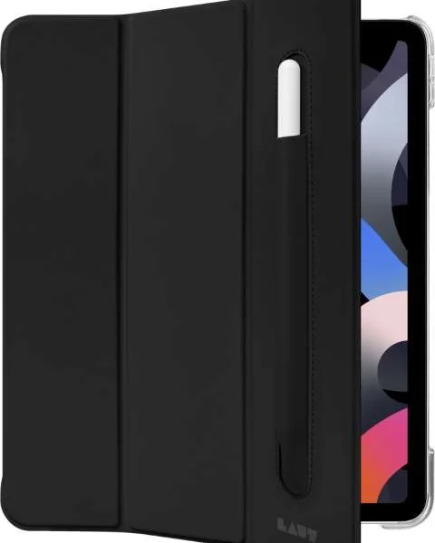 LAUT Huex Folio - protective case with holder for Apple Pencil for iPad Pro 11" 1/2/3/4G, iPad Air 10.9" 4/5G (black)eng