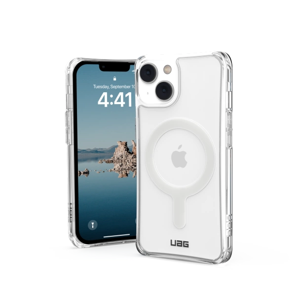 151703_2 UAG Plyo MagSafe case for iPhone 14 Plus - transparenteng