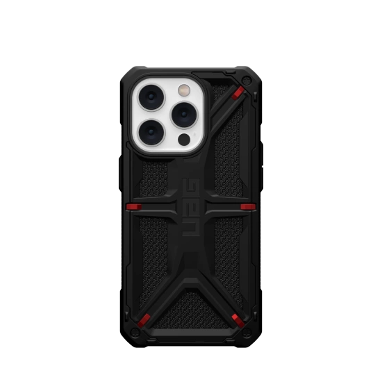 151722_1 UAG Monarch case for iPhone 14 Pro - black kevlareng