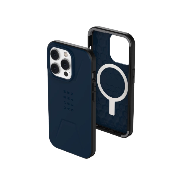 151725_2 UAG Civilian MagSafe case for iPhone 14 Pro - dark blueeng