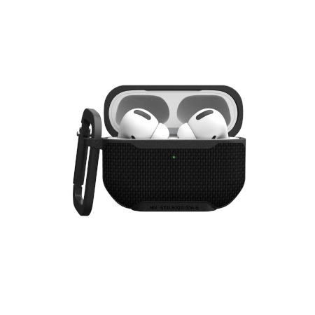 UAG Metropolis case for AirPods Pro 2 with carabiner - blackeng