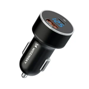 Wozinsky WDCCAC USB-C USB-A 36W car charger - blackeng