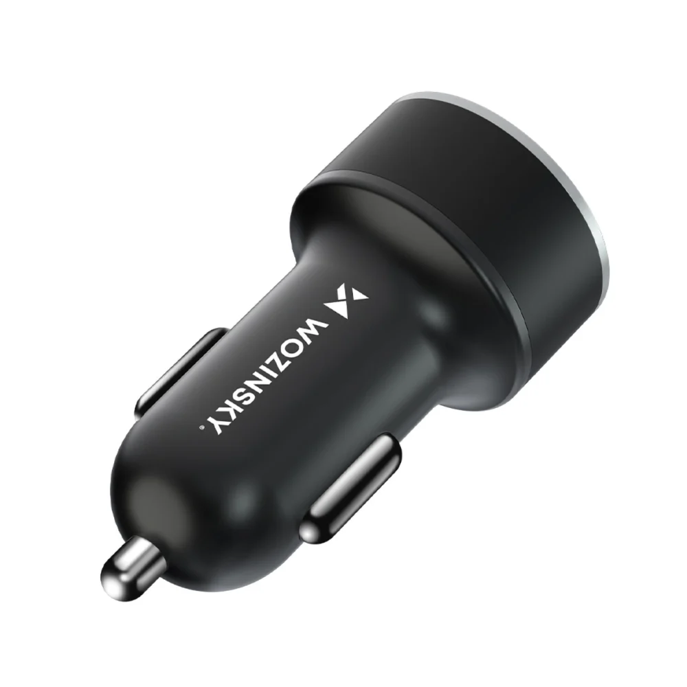 Wozinsky WDCCAC USB-C USB-A 36W car charger - blackeng