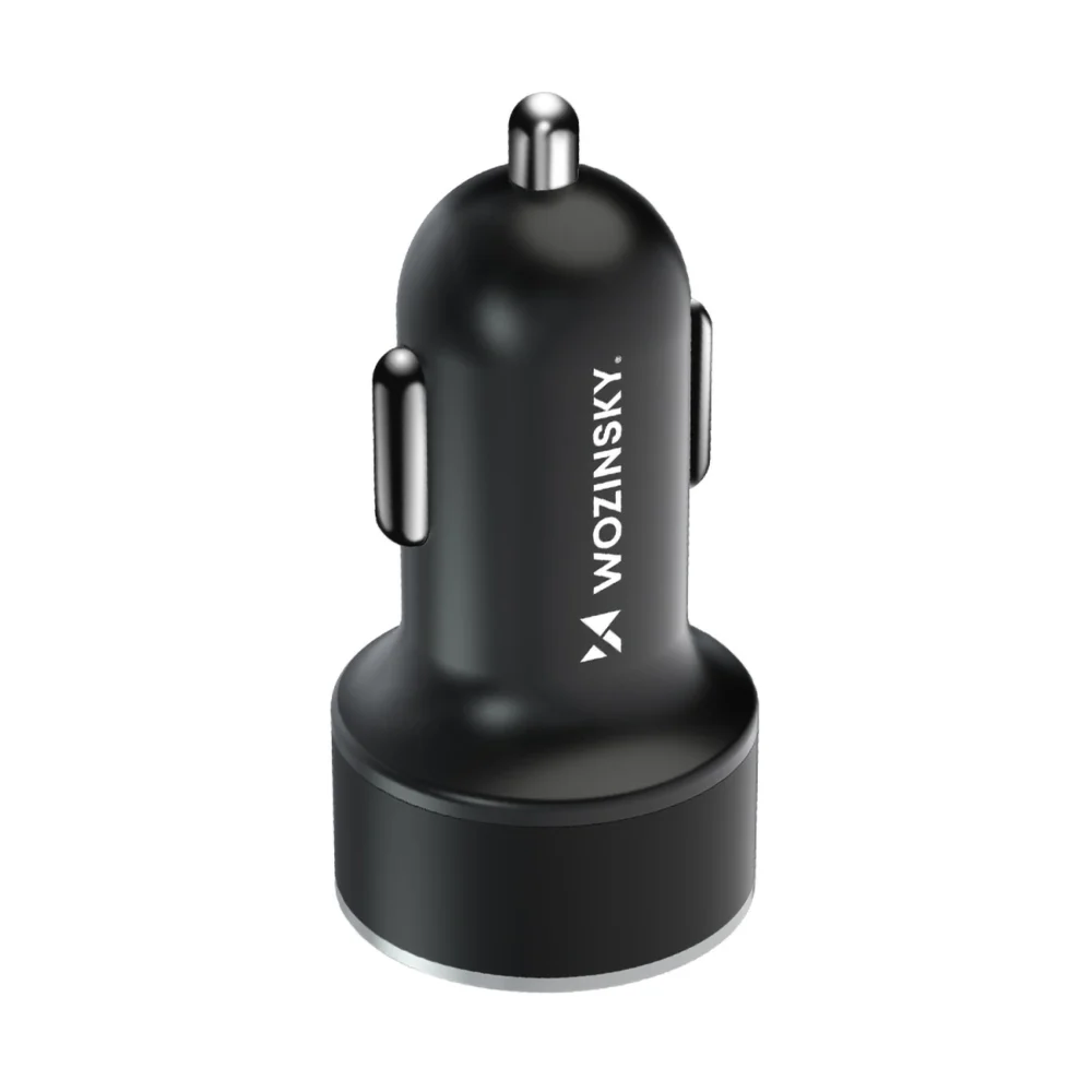 Wozinsky WDCCAC USB-C USB-A 36W car charger - blackeng