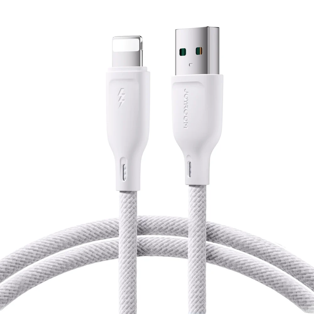 Joyroom Multi-Color Series S-A34 USB-A / Lightning 3A cable 1m - whiteeng