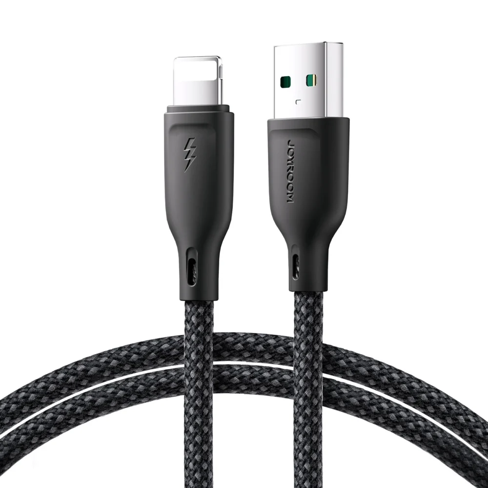 Joyroom Multi-Color Series S-A34 USB-A / Lightning 3A cable 1m - blackeng