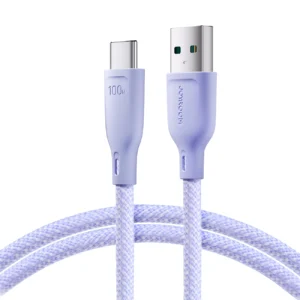 Joyroom Multi-Color Series S-A34 USB-A / USB-C 100W Cable 1m - Purpleeng