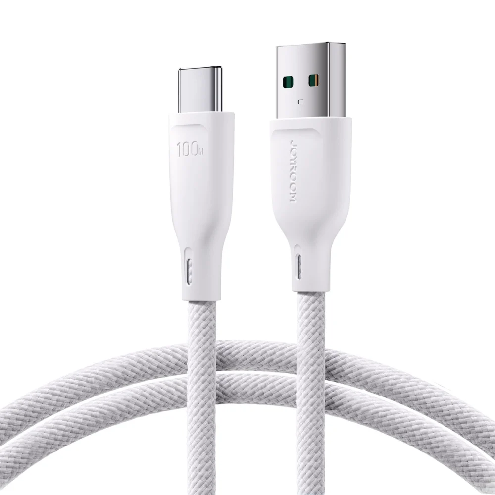 Joyroom Multi-Color Series S-A34 USB-A / USB-C 100W Cable 1m - Whiteeng