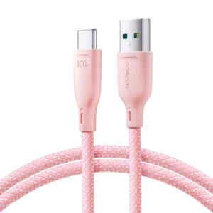 Joyroom Multi-Color Series S-A34 USB-A / USB-C Cable 100W 1m - Pinkeng