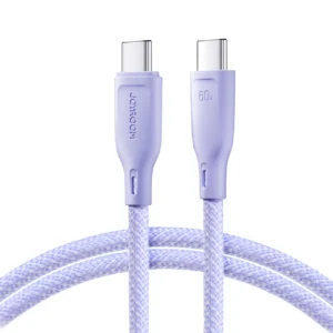 Joyroom Multi-Color Series S-A34 USB-C / USB-C PD 60W 1m Cable - Purpleeng