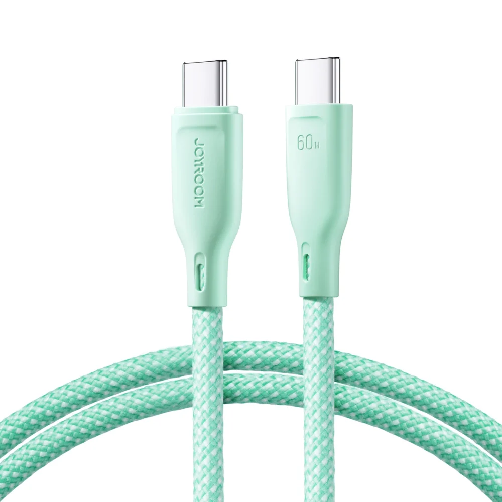 Joyroom Multi-Color Series S-A34 USB-C / USB-C PD 60W cable 1m - greeneng