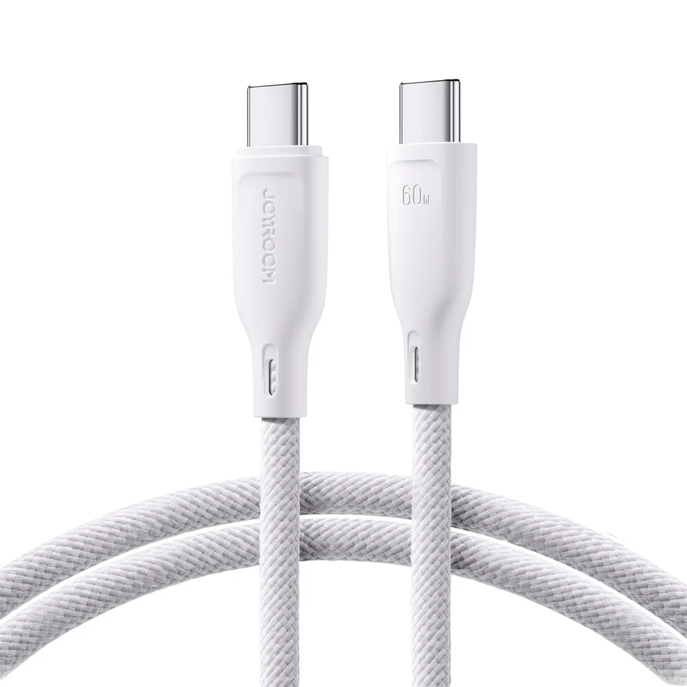 Joyroom Multi-Color Series S-A34 USB-C / USB-C PD 60W 1m Cable - Whiteeng