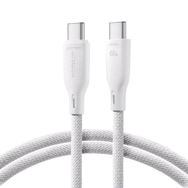 Joyroom Multi-Color Series S-A34 USB-C / USB-C PD 60W 1m Cable - Whiteeng