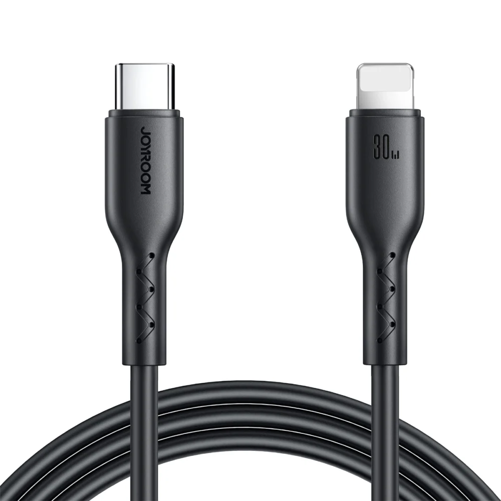Joyroom Flash-Charge Series SA26-CL3 USB-C / Lightning cable 30W 1m - blackeng
