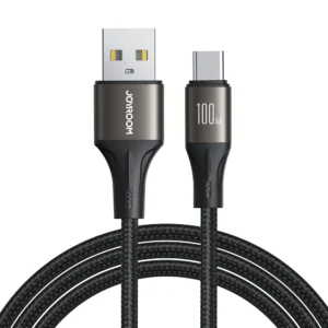 Joyroom Light-Speed ​​Series S-A25 USB-A / USB-C cable 100W 1.2m - blackeng