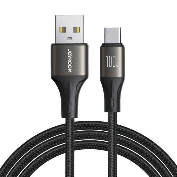 Joyroom Light-Speed ​​Series S-A25 USB-A / USB-C cable 100W 1.2m - blackeng