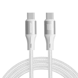 Joyroom Light-Speed ​​Series S-A25 USB-C / USB-C cable 100W 1.2m - whiteeng