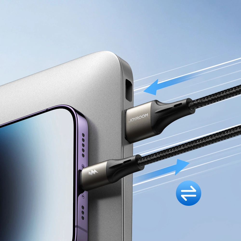 Joyroom Light-Speed ​​Series S-A25 USB-C / USB-C cable 100W 1.2m - whiteeng