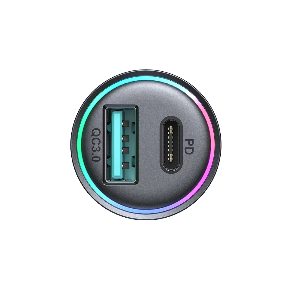 Joyroom JR-CCN04 60W USB-A USB-C mini charger - blackeng
