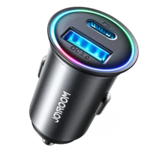 Joyroom JR-CCN04 60W USB-A USB-C mini charger - blackeng