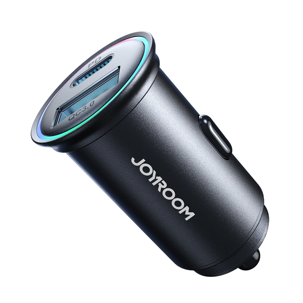 Joyroom JR-CCN04 60W USB-A USB-C mini charger - blackeng