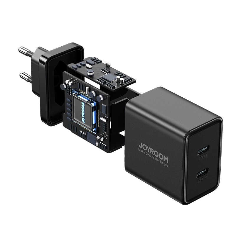 Joyroom JR-TCF09 fast charger 2x USB-C 40W - blackeng