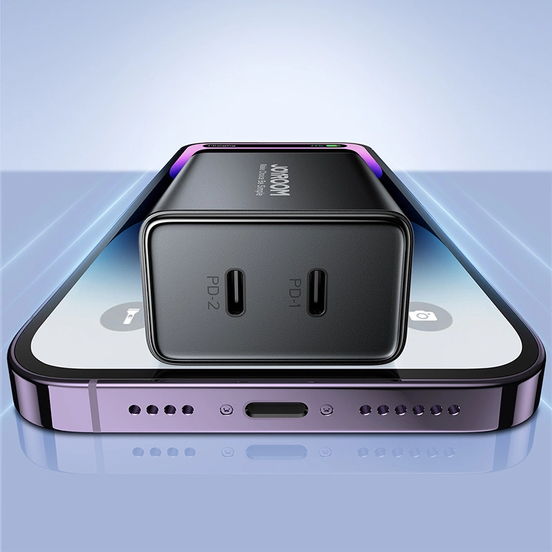 Joyroom JR-TCF09 fast charger 2x USB-C 40W - blackeng
