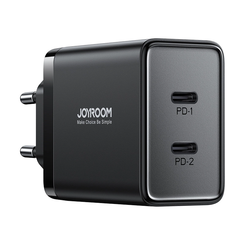 Joyroom JR-TCF09 fast charger 2x USB-C 40W - blackeng