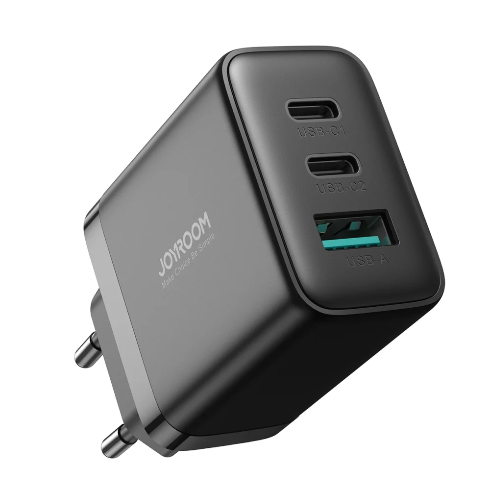 Joyroom JR-TCF10 fast charger 2x USB-C USB-A 32W - blackeng