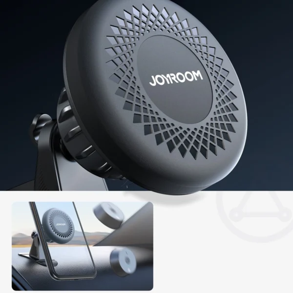 Joyroom JR-ZS356 magnetic cockpit phone holder - dark grayeng